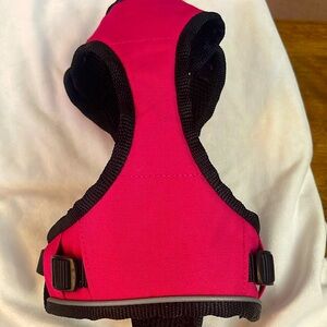 Pet safe padded adjustable dog harness.